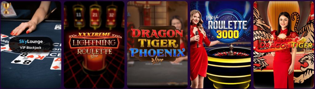 Expérience live avec croupiers en direct Brutal Casino